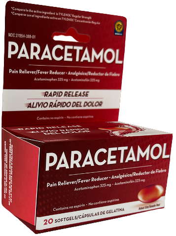paracetamol softgel capsule